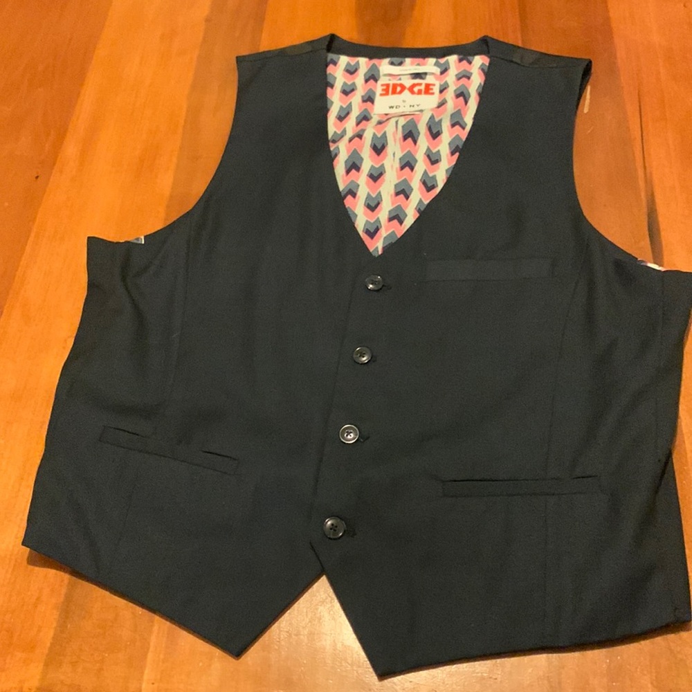 3D-GE Navy Blue Suit Vest